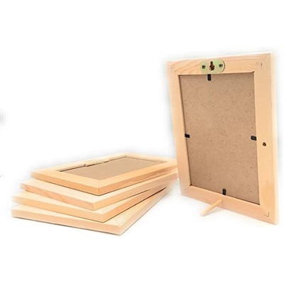 Cadre photo en bois inachevé